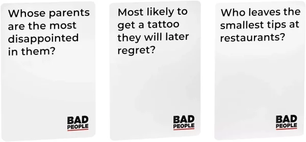 Bad People Card Game - Image 3